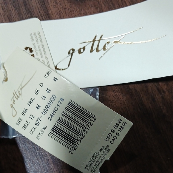 Gottex Navy and White Women's One Piece Swimsuit - Picture 4 of 5